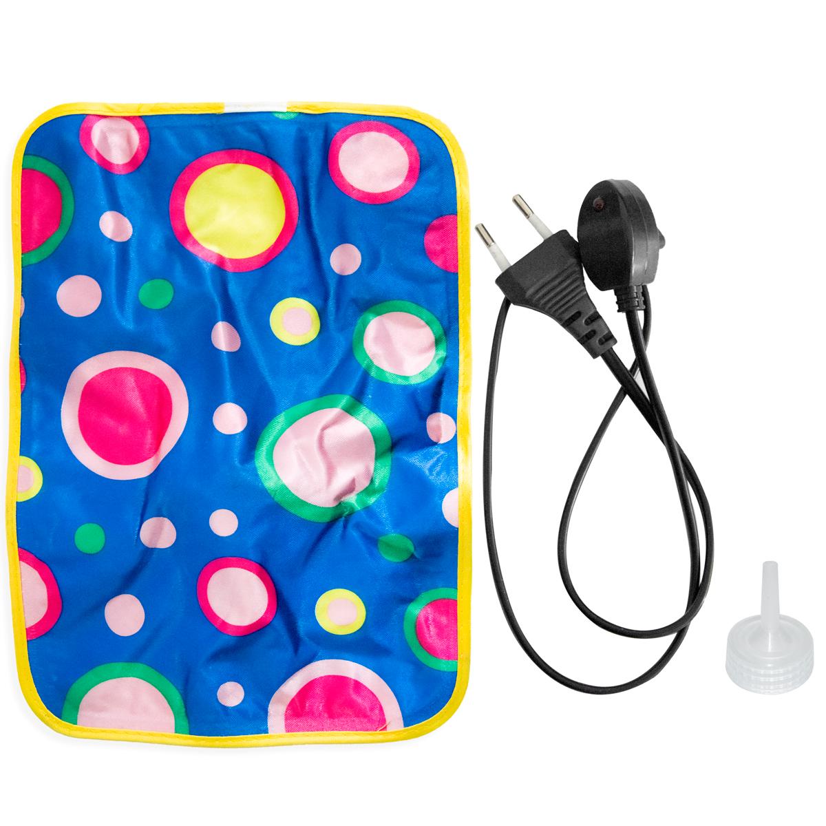 Электрогрелка для ног/рук водяная с кругами 26х18 см Синий (1009158-Other-12)