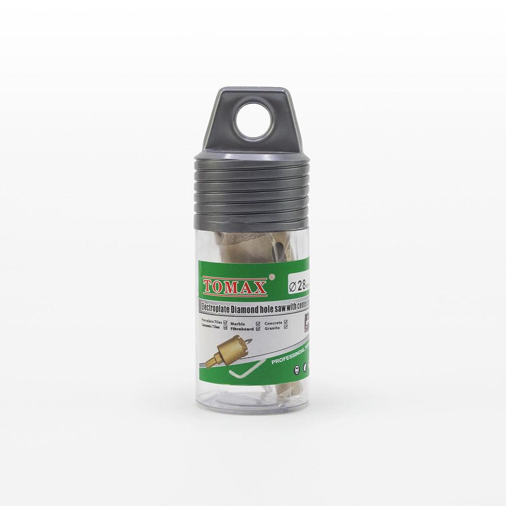 Коронка для керамогранита/плитки TOMAX 28 мм алмазная с центрирующим сверлом (1689035623) - фото 4