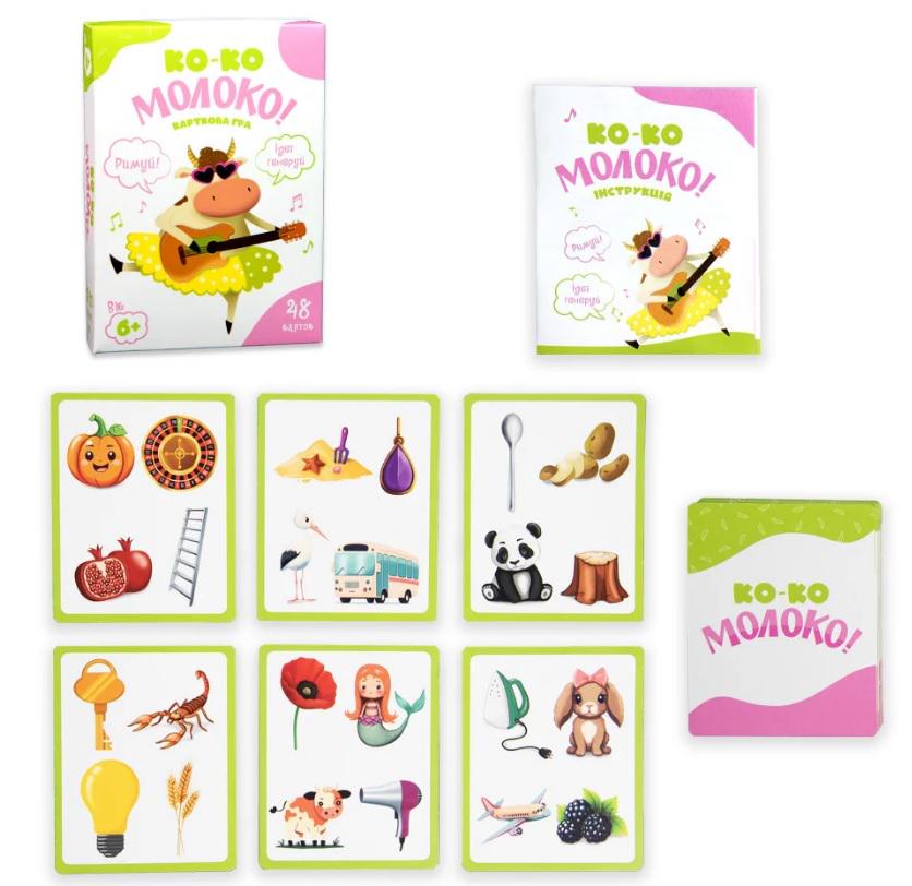 Карткова гра Strateg Ко-ко молоко (MTT-166493)
