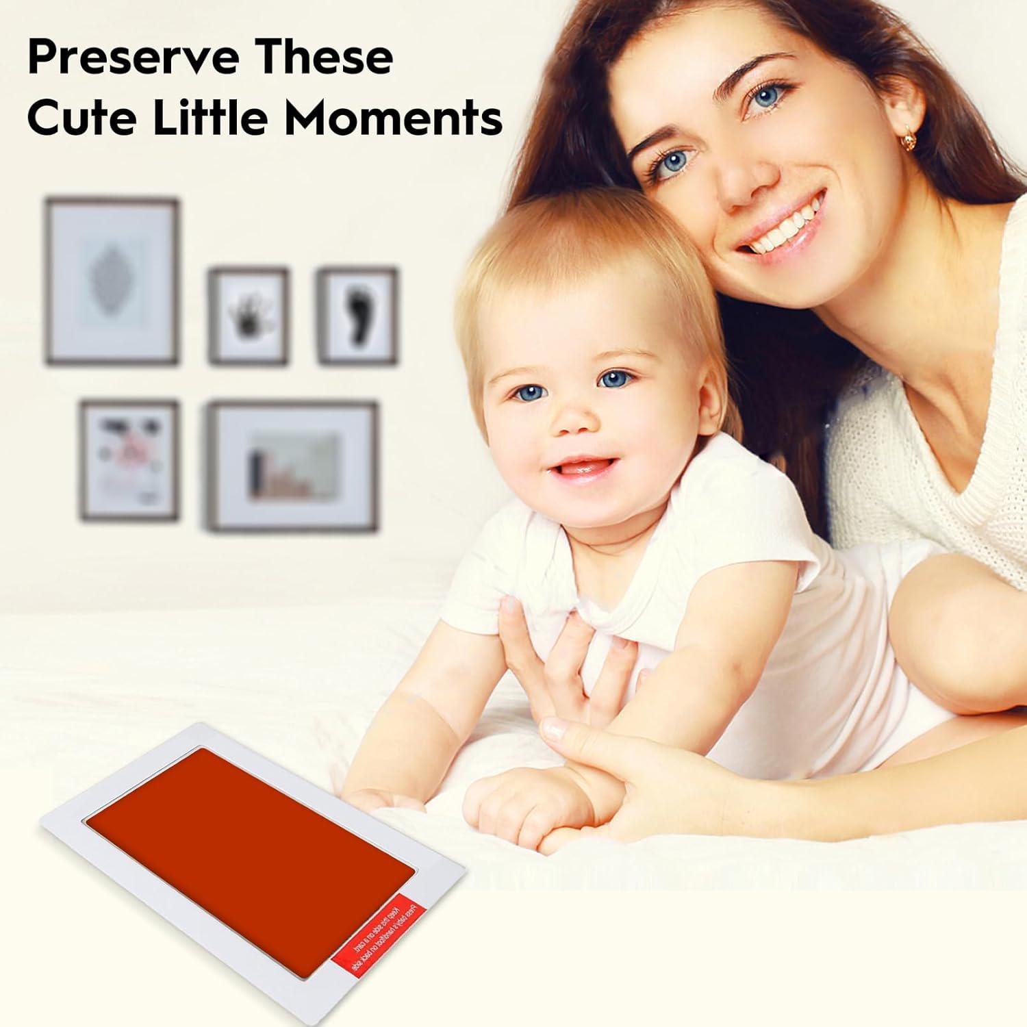 Набор для создания отпечатков детских ручек и ножек Оранжевый (20295) - фото 3 Набор для создания отпечатков детских ручек и ножек Оранжевый (20295) - фото 3