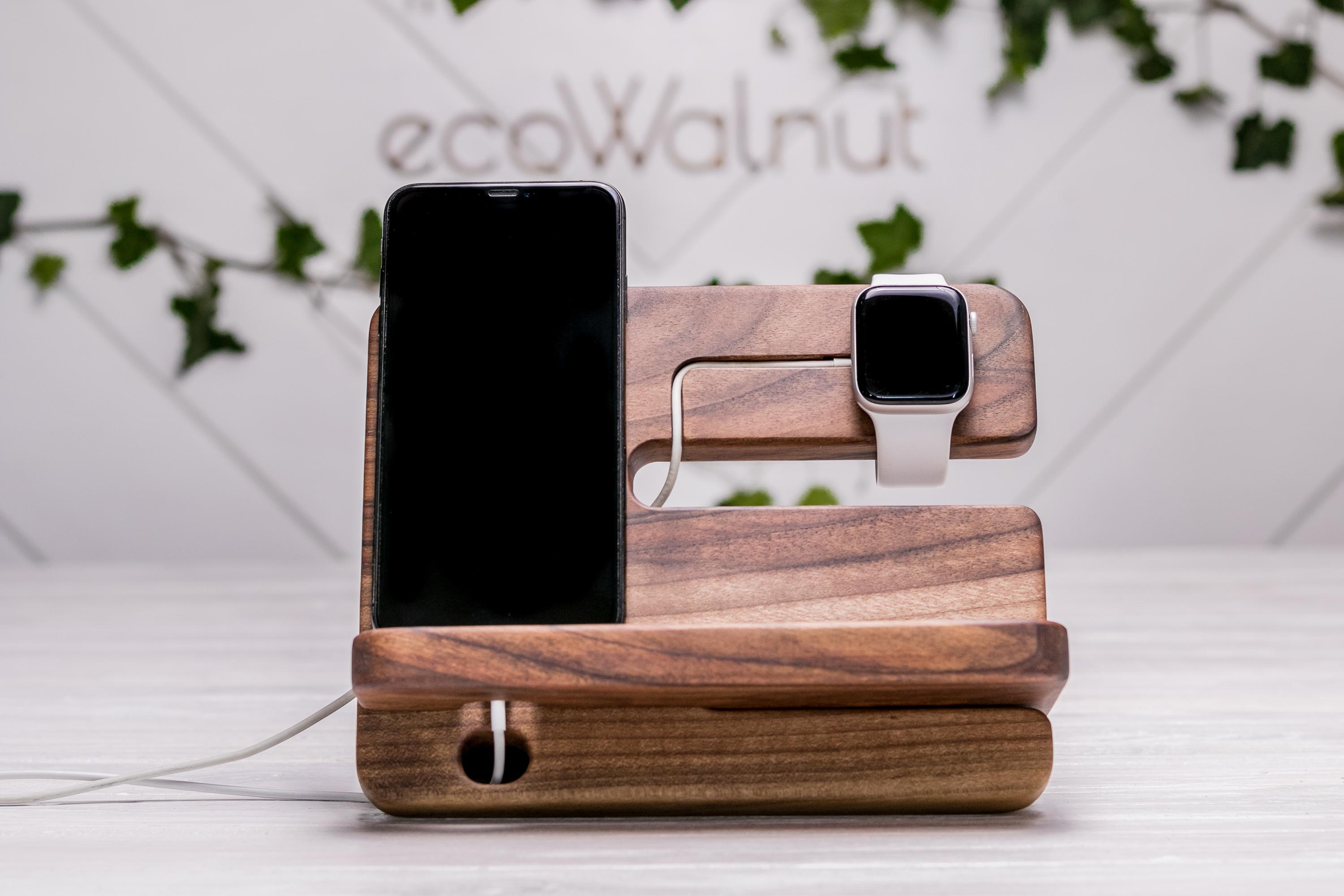 Підставка для телефону годинника EcoWalnut Unisex iWatch (EW-23.2) - фото 8