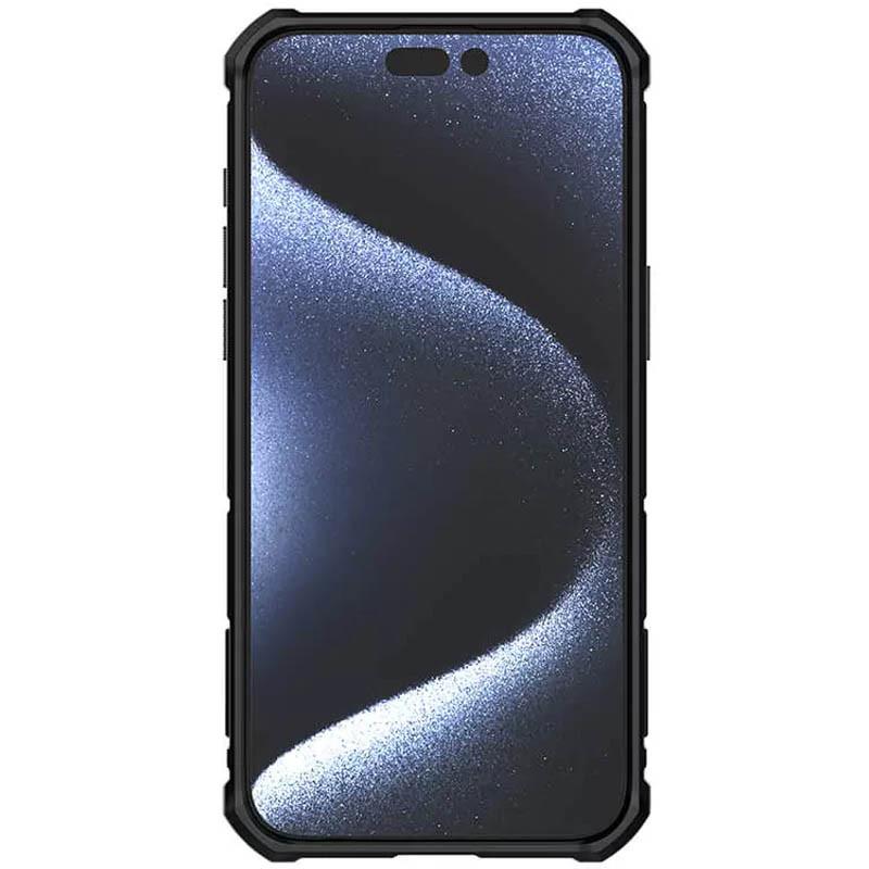 Протиударний TPU+PC чохол Nillkin CamShield Armor (шторка на камеру) для Apple iPhone 15 Pro Max (6.7") Чорний - фото 3