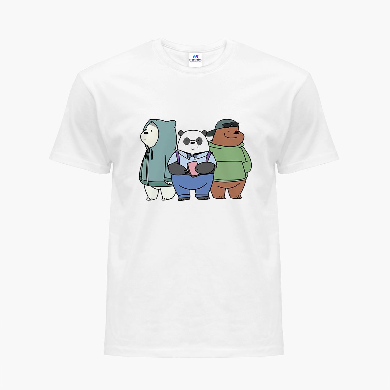 Футболка дитяча We Bare Bears Білий (9224-2898-7)