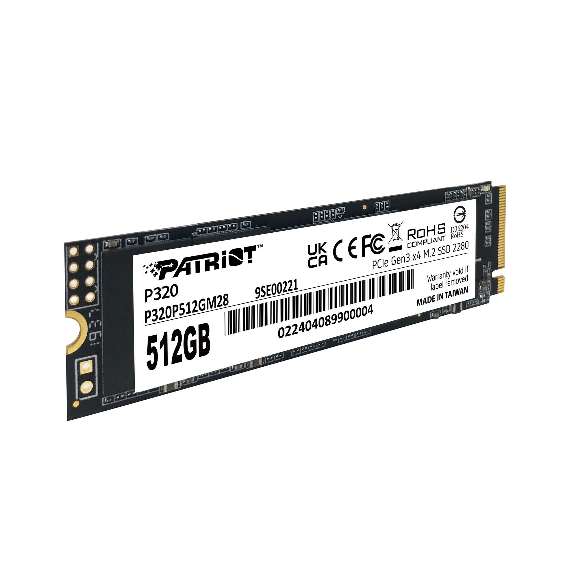 SSD-диск Patriot P320 512 Гб M.2 2280 PCIe 3.0 x4 NVMe TLC (P320P512GM28) - фото 3