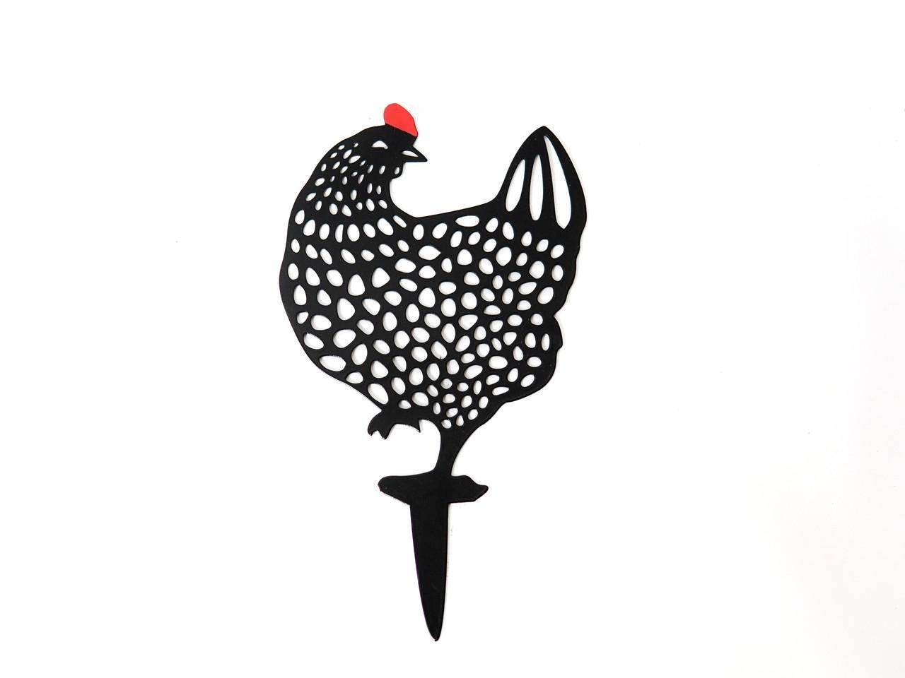 Садовая фигура Курочки металлическая для сада/газона (DCR021) - фото 4 Садовая фигура Курочки металлическая для сада/газона (DCR021) - фото 4