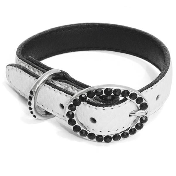 Ошейник кожаный для собак Coastal TOO! Jazzy Jewel (71361_WHT22)