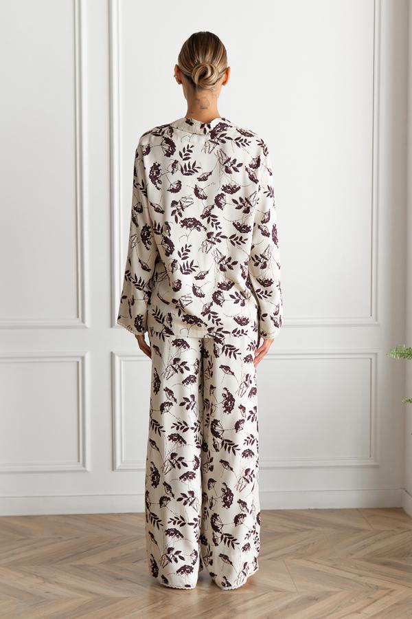 Піжамний костюм Gina з брюками XL/XXL (29517780) - фото 4 Піжамний костюм Gina з брюками XL/XXL (29517780) - фото 4