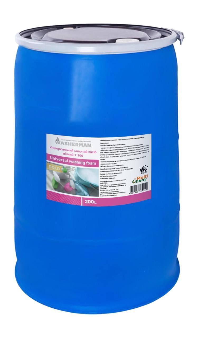 Універсальний миючий засіб Universal washing foam Gold 1:100 пінний 200 л (23919429)
