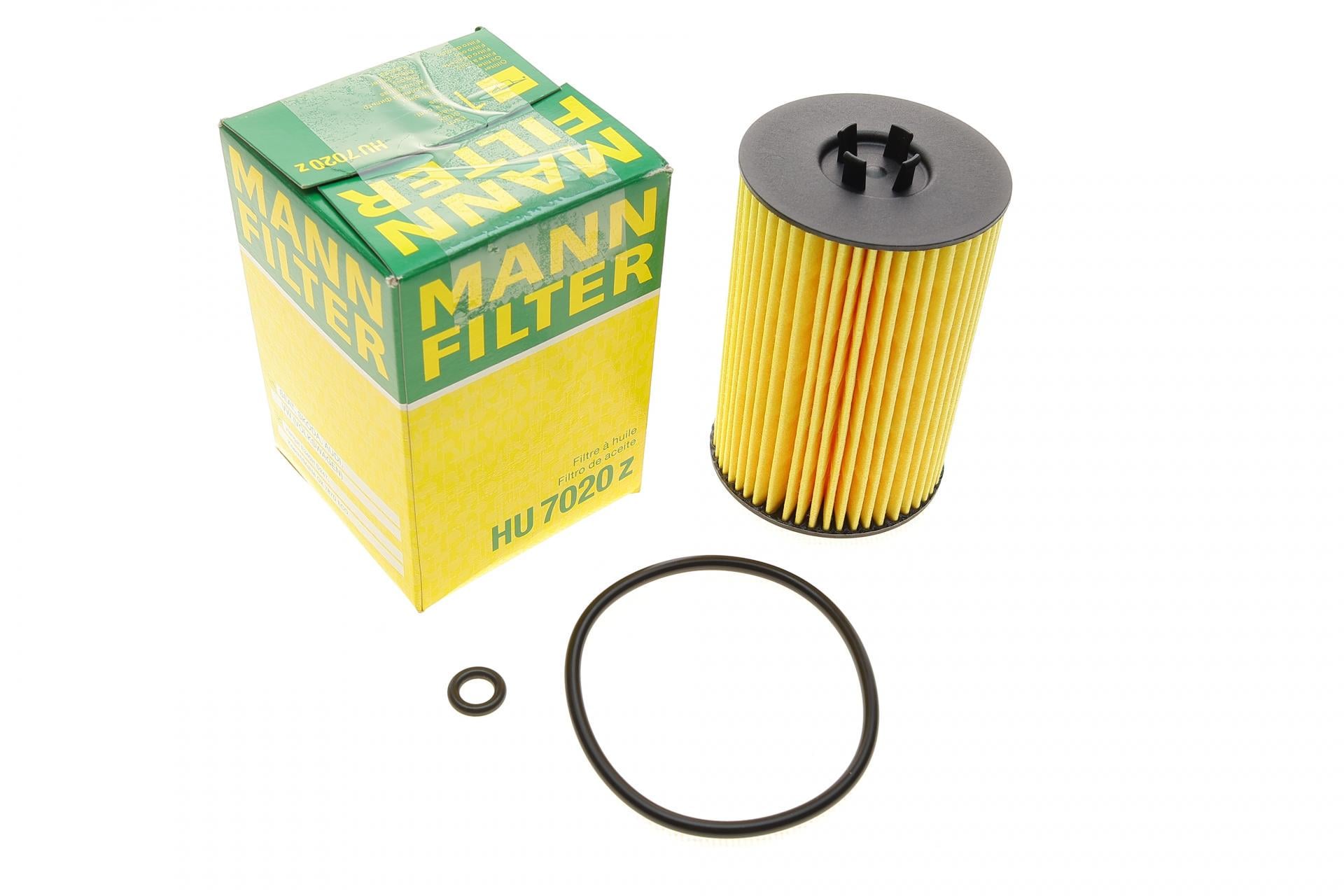 Фильтр масляный Mann-Filter для Audi/Seat/Skoda/VW 1,2/1,6D/2,0D 08- (HU 7020 Z)
