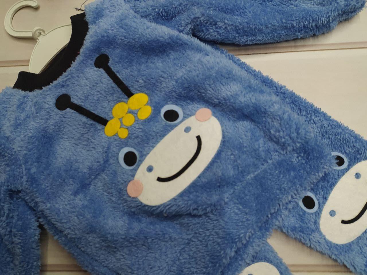 Костюм детский махровый для мальчика 80 см Синий (0132601/80) - фото 2