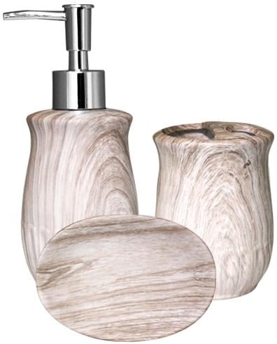 Набор аксессуаров Ольха для ванной комнаты 3 пр. керамика (ST-889-06-003)