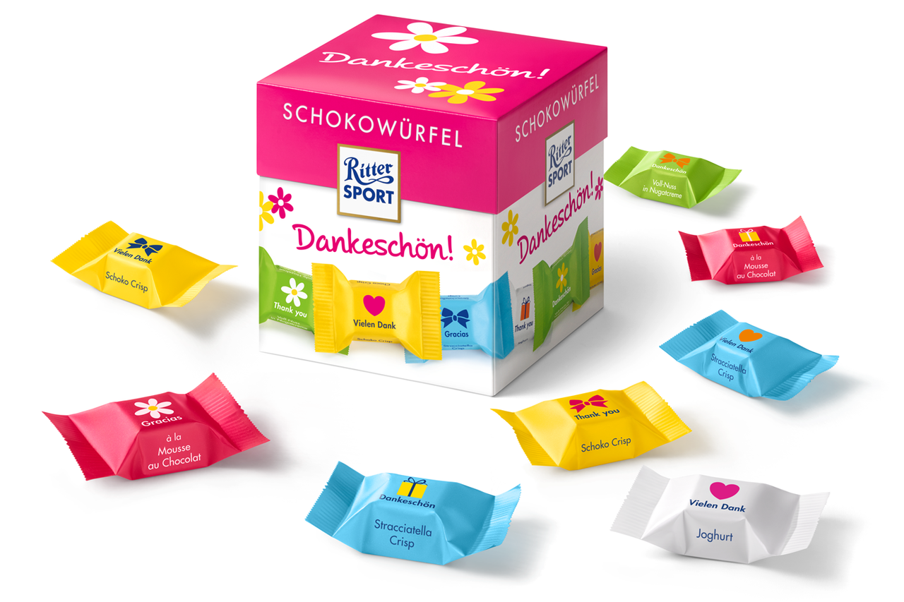 Конфети Ritter Sport Schokovurfel dankeschön (531392046)