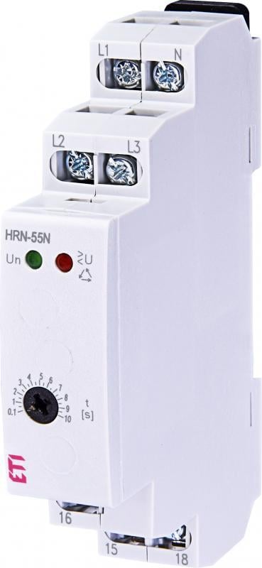 Реле контролю послідовності та обриву фаз ETI HRN-55N 8А 400 В з нейтраллю (2471432)