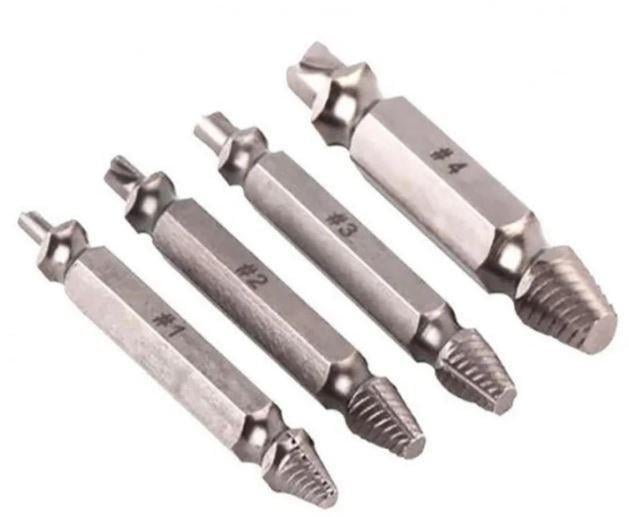 Набор насадок для выкручивания поврежденных саморезов Speed Out  (007259)