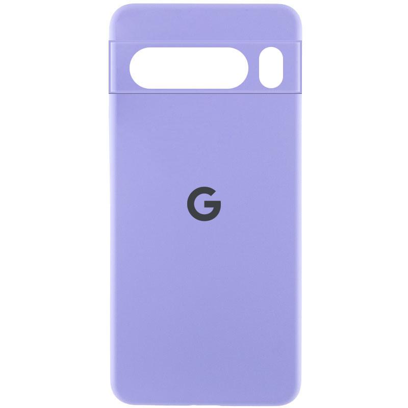 Противоударный Чехол Silicone Cover Lakshmi Full Camera (AAA) with Logo для Google Pixel 8 Pro Сиреневый/Dasheen