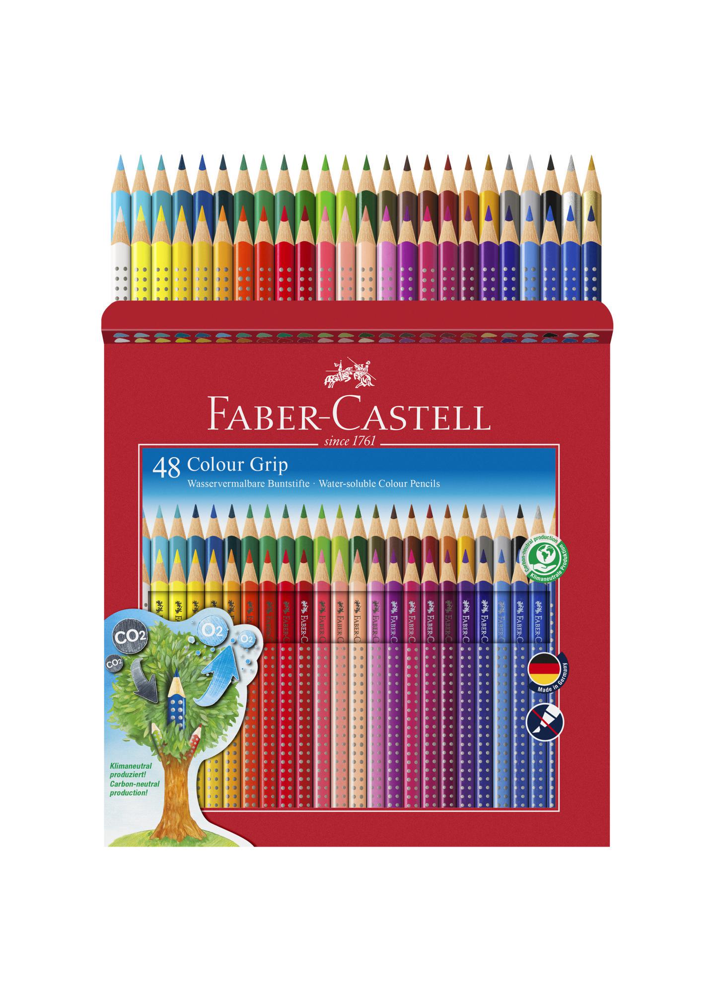 Набір олівців Faber-Castell Grip 2001 акварельні тригранні 48 кольорів (112449) - фото 2