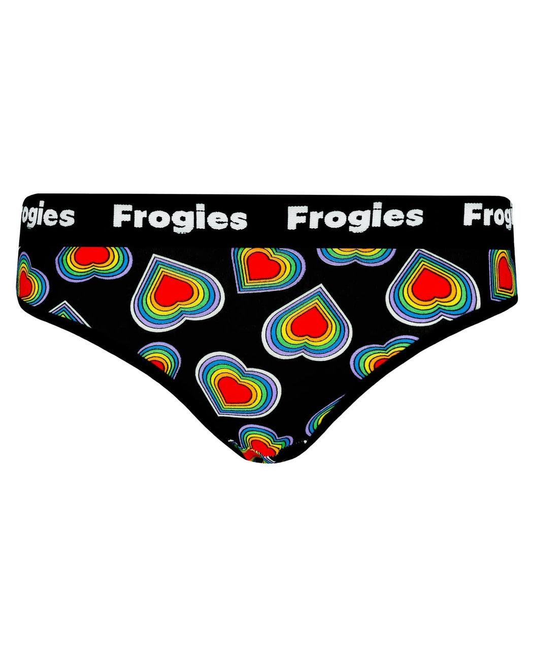 Трусики-сліпи жіночі з малюнком Frogies FROGWPANTF1PPRIDE1 XL Чорний (9911111189069)