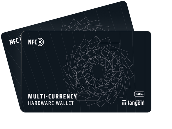 Крипто-кошелек Tangem Wallet 2 карты