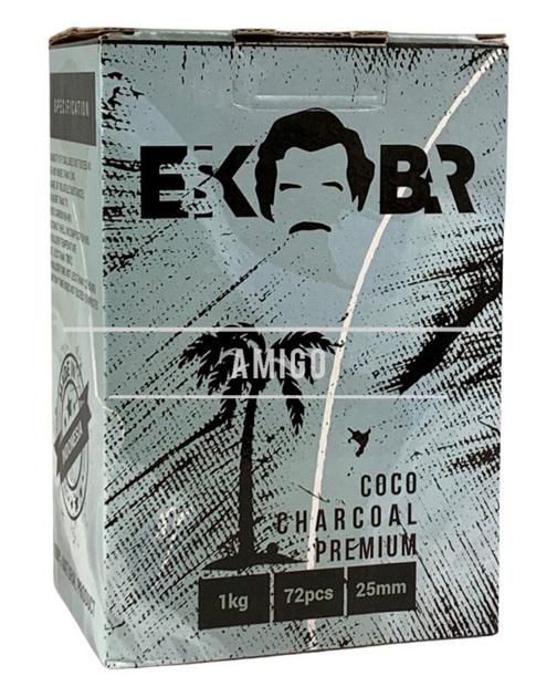 Уголь для кальянов Эскобар кокосовый 1 кг (12182)