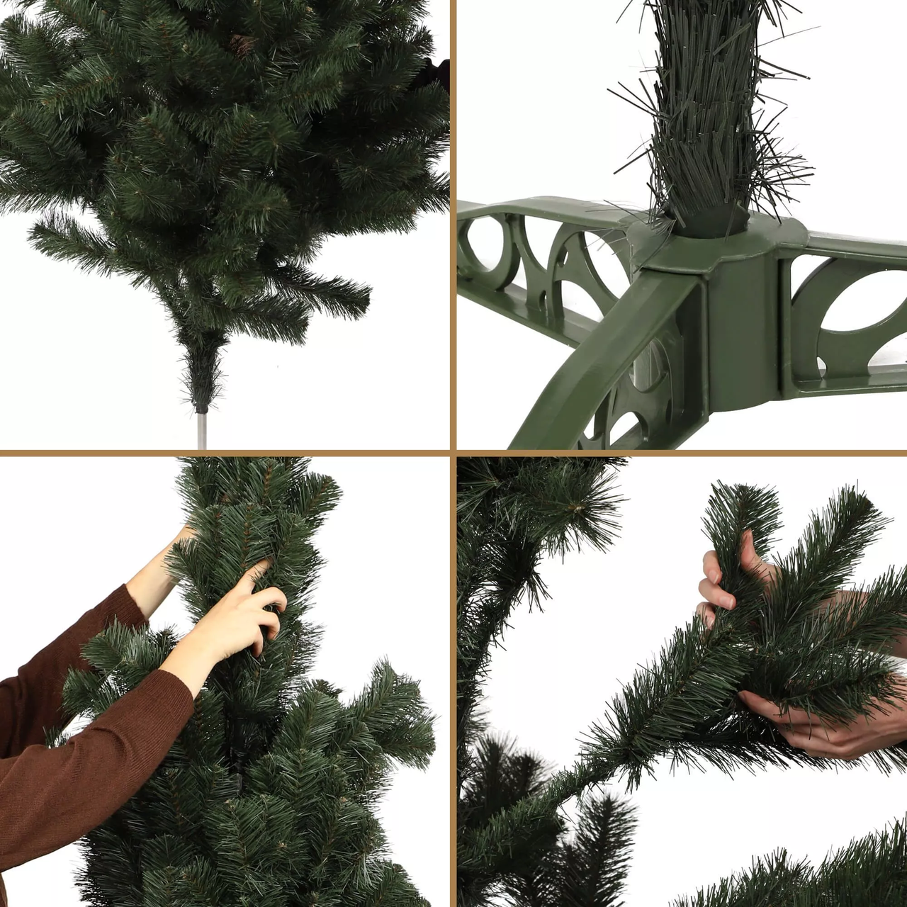 Искусственная ель Guia 220 см пышная Зеленый (21684421) - фото 4