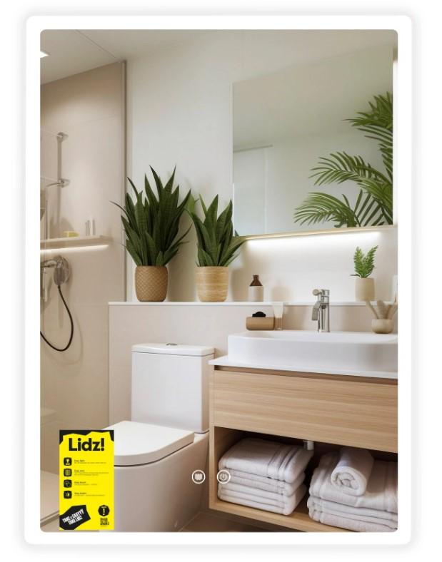Зеркало прямоугольное Lidz Orion OR2 600х800 мм с LED-подсветкой Touch (LDOR60080049292) Зеркало прямоугольное Lidz Orion OR2 600х800 мм с LED-подсветкой Touch (LDOR60080049292)