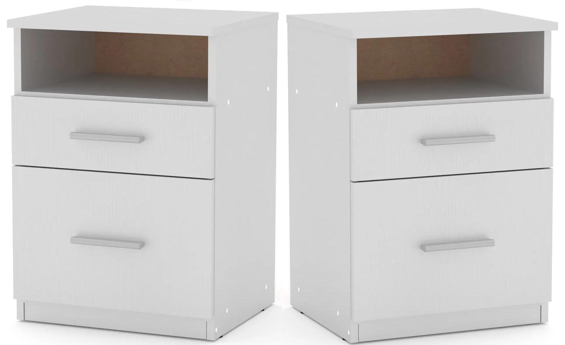 Тумба приліжкова комплект 2 шт. Компаніт ПКТ-4 Німфея альба (26652781) - фото 1 Тумба приліжкова комплект 2 шт. Компаніт ПКТ-4 Німфея альба (26652781) - фото 1