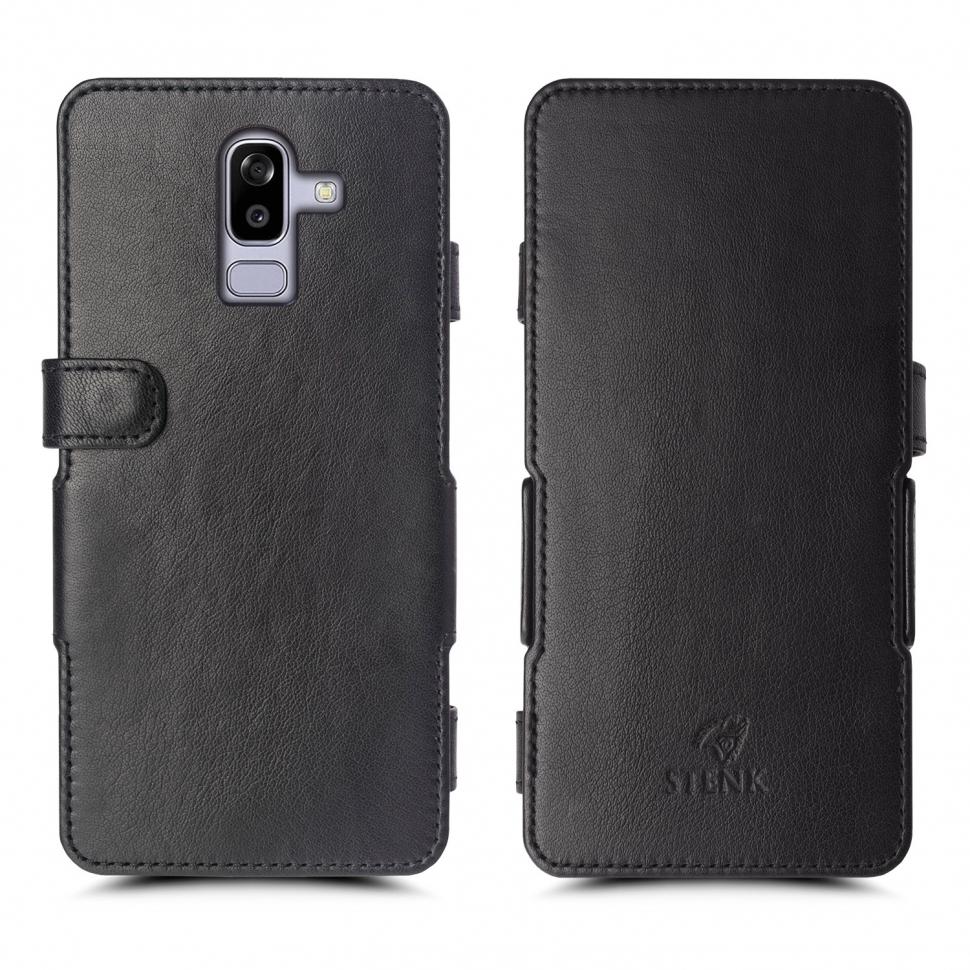 Чехол книжка Stenk Prime для Samsung Galaxy J8 (2018) Черный (61972)