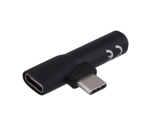 Перехідник Baseus CATL41 Type-C до Type-C/mini-Jack 3,5 мм Black