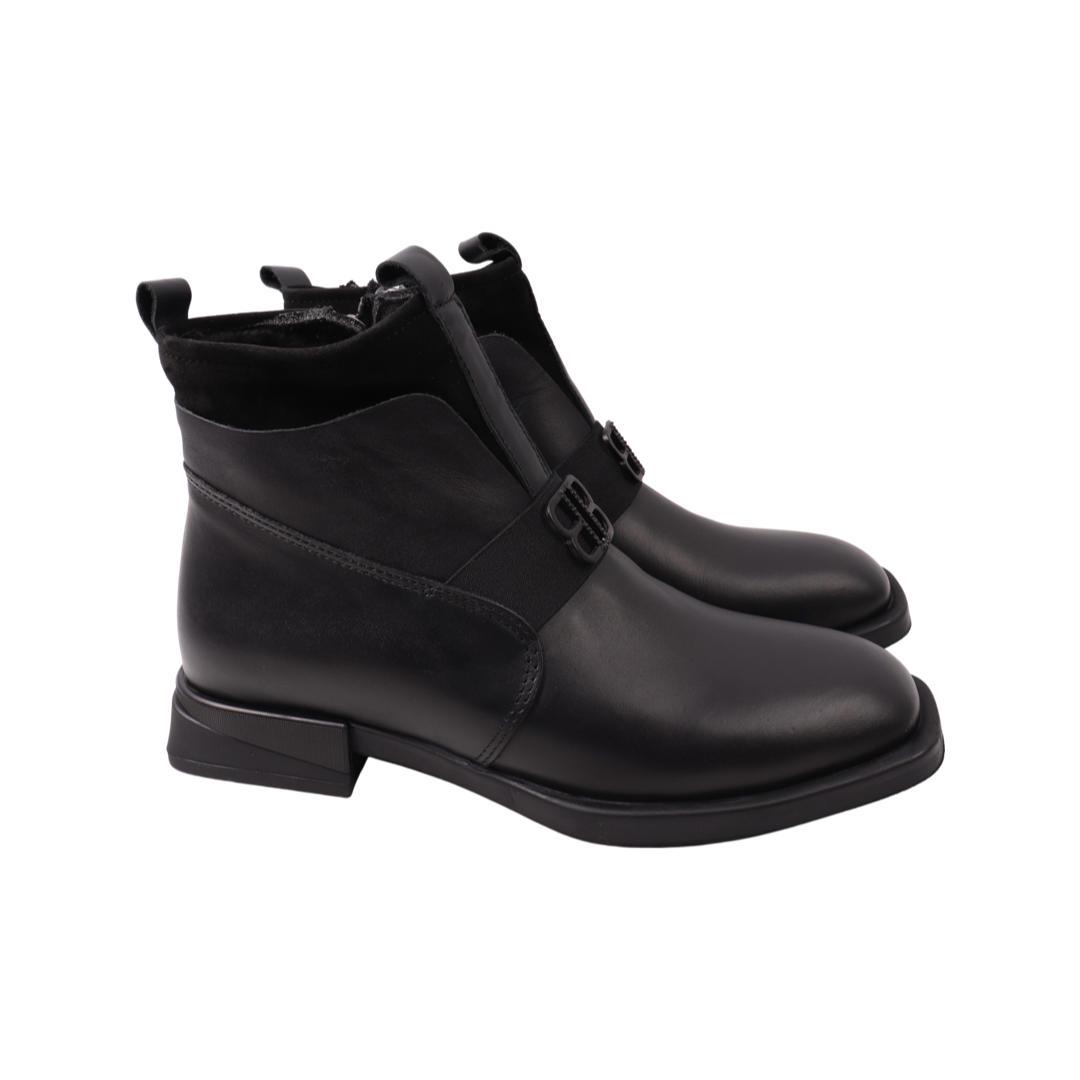 Ботинки женские Ripka из кожи р. 39 Черный (172-21DHC)