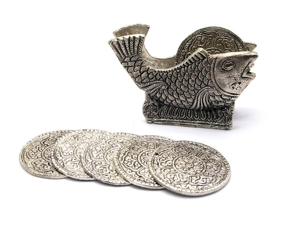 Подстаканники Рыба 6 шт. 12х8,5х4 см (25887)