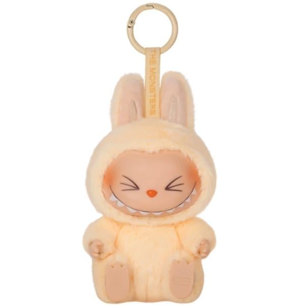 Мягкая игрушка брелок Лабубу 17 см Желтый (27085682) - фото 1 Мягкая игрушка брелок Лабубу 17 см Желтый (27085682) - фото 1