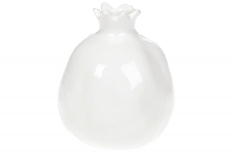 Ваза керамическая BonaDi 733258 Гранат 13 см Білий (100116)