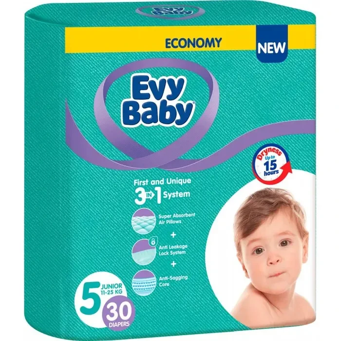 Подгузники Evy Baby Junior 5 30 шт. (2033893644)