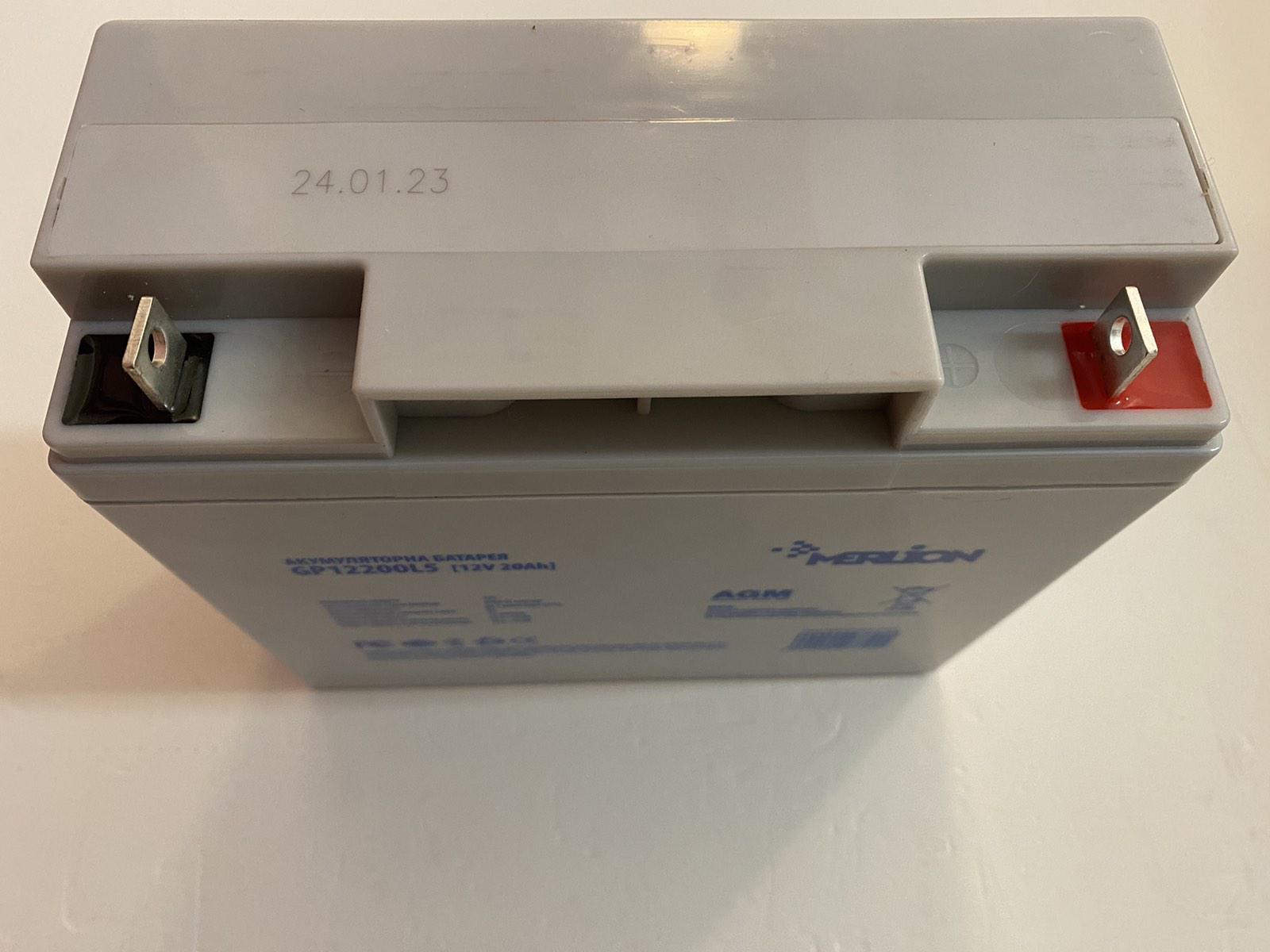 Акумуляторна батарея Merlion AGM GP12200L5 Q2/192 12V 20,0 Ah 181x76x166 мм 5,2 кг - фото 5 Акумуляторна батарея Merlion AGM GP12200L5 Q2/192 12V 20,0 Ah 181x76x166 мм 5,2 кг - фото 5