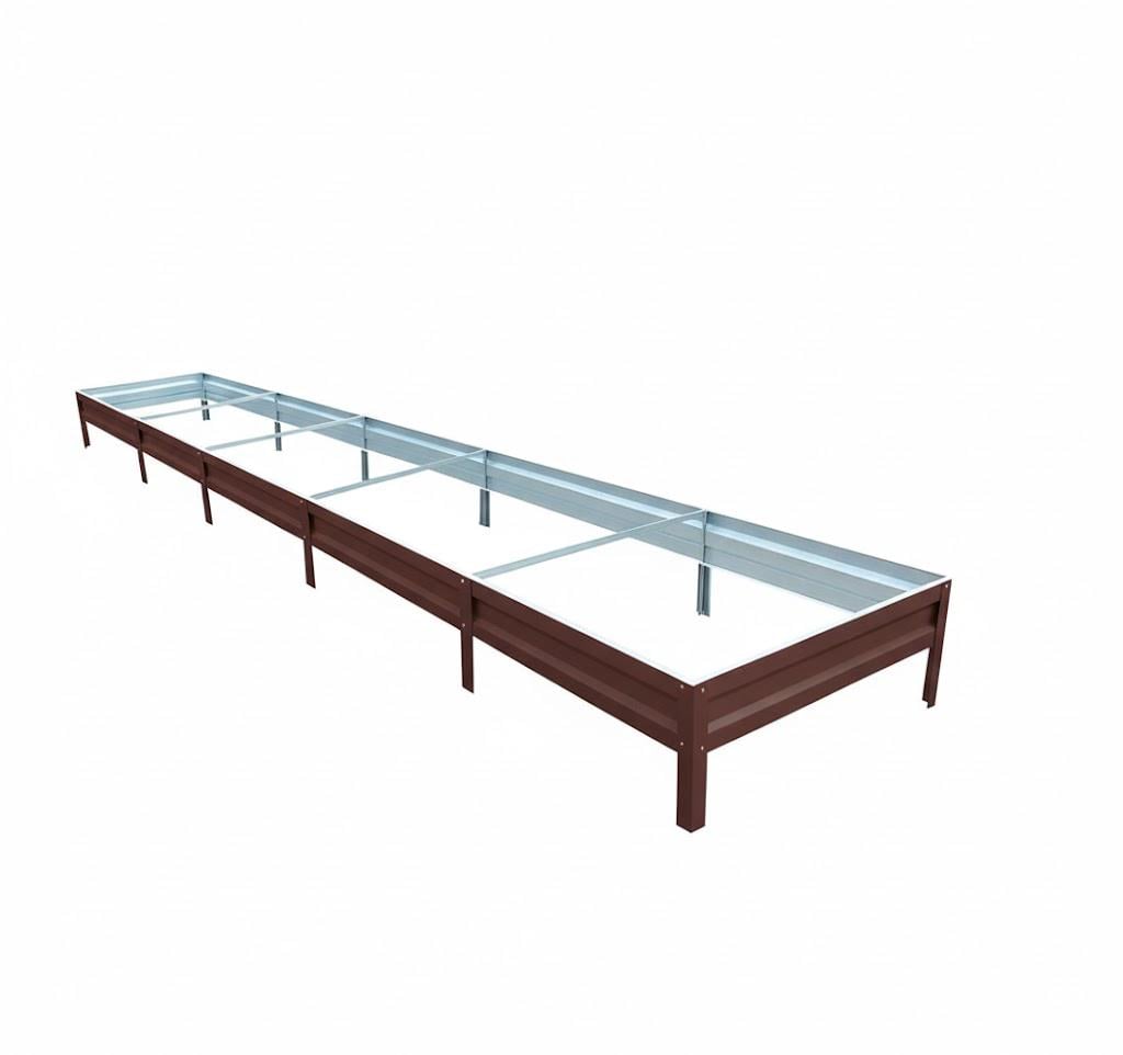 Грядка оцинкованная SIMBUD 0,45 мм 5х1х0,2 м RAL8017 глянець (30395702)