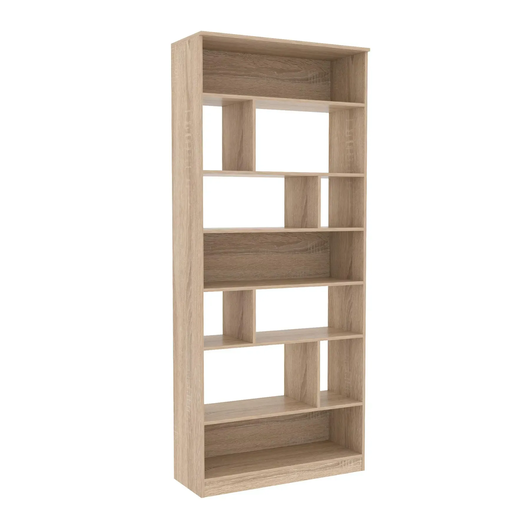 Стелаж Kontinent OS-7 90х35х210 см Дуб Сонома (52760357) - фото 1 Стелаж Kontinent OS-7 90х35х210 см Дуб Сонома (52760357) - фото 1