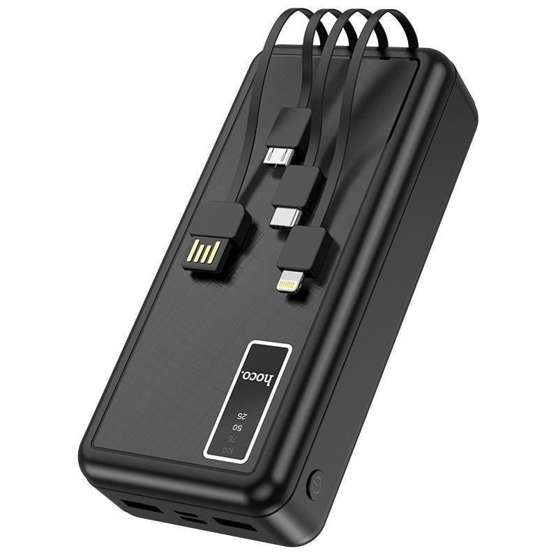 ЗПовербанк Hoco J77A 20000 mAh с кабелями (1454406166) ЗПовербанк Hoco J77A 20000 mAh с кабелями (1454406166)