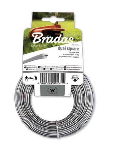 Леска для триммера Bradas Ripper Dual Квадрат 2,7 мм 100 м (ZRK27100K)