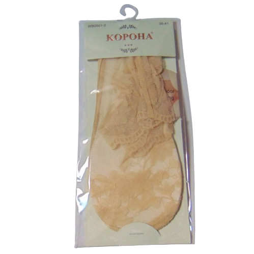 Носки кружевные Корона р. 36-41 Бежевый (2136705484) Носки кружевные Корона р. 36-41 Бежевый (2136705484)