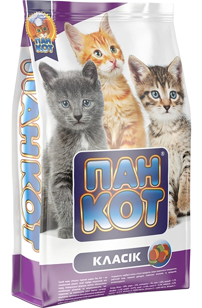 Корм Пан Кіт Класік Спеціальний рецепт для кошенят усіх порід 10 кг (40176-10)