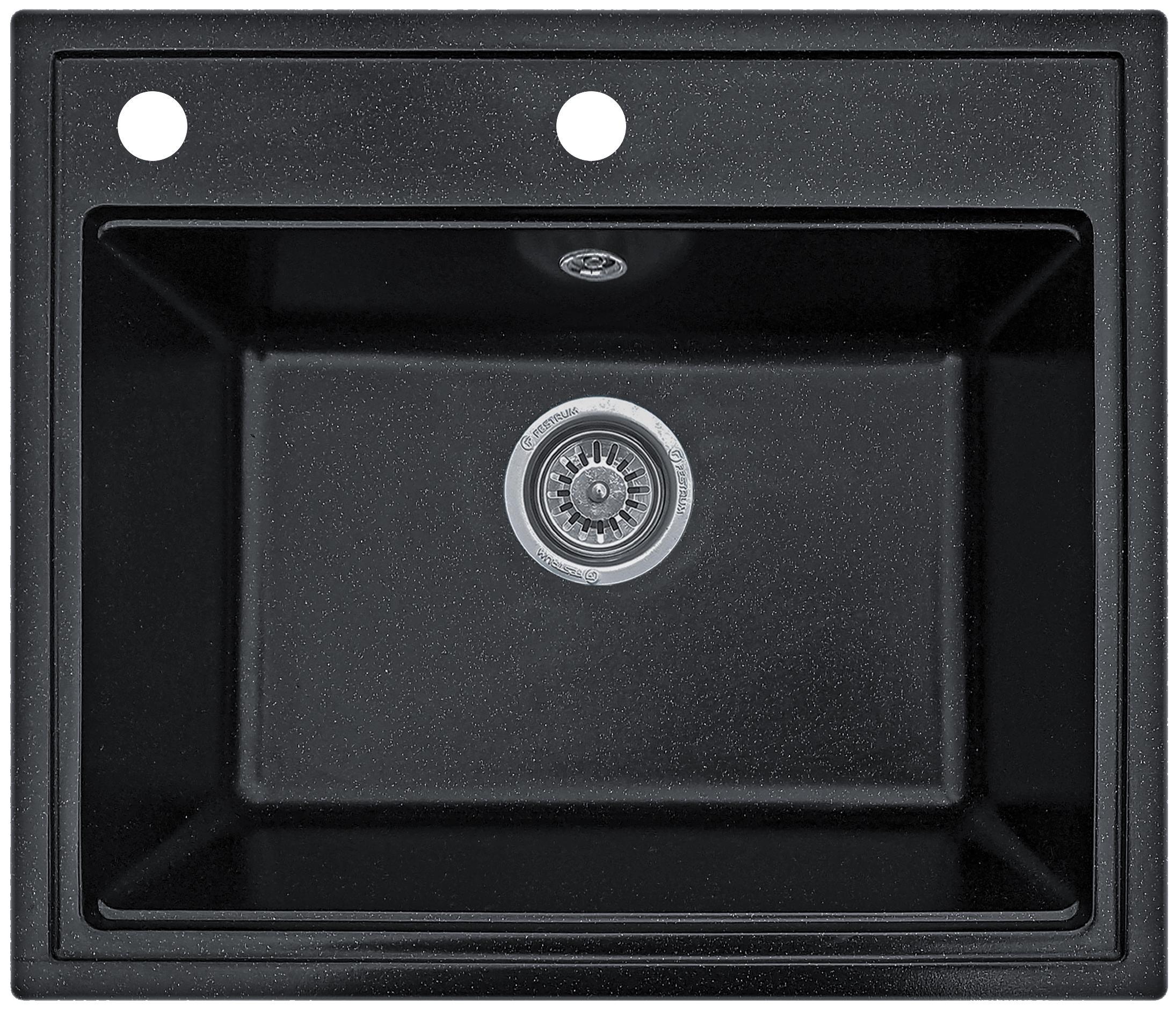 Мойка кухонная Valetti 49CL 590x510 мм Черный