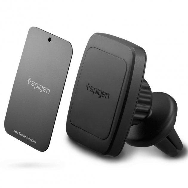 Держатель Spigen Kuel H12 Hexa-Core Air Vent магнитный Black (000CD20115)