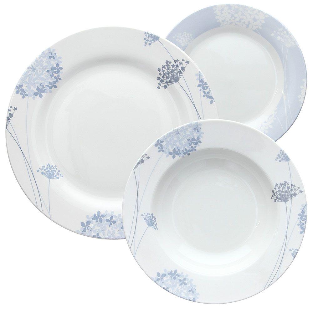 Столовый сервиз Tognana Olimpia Iris 18 пр. фарфор Белый