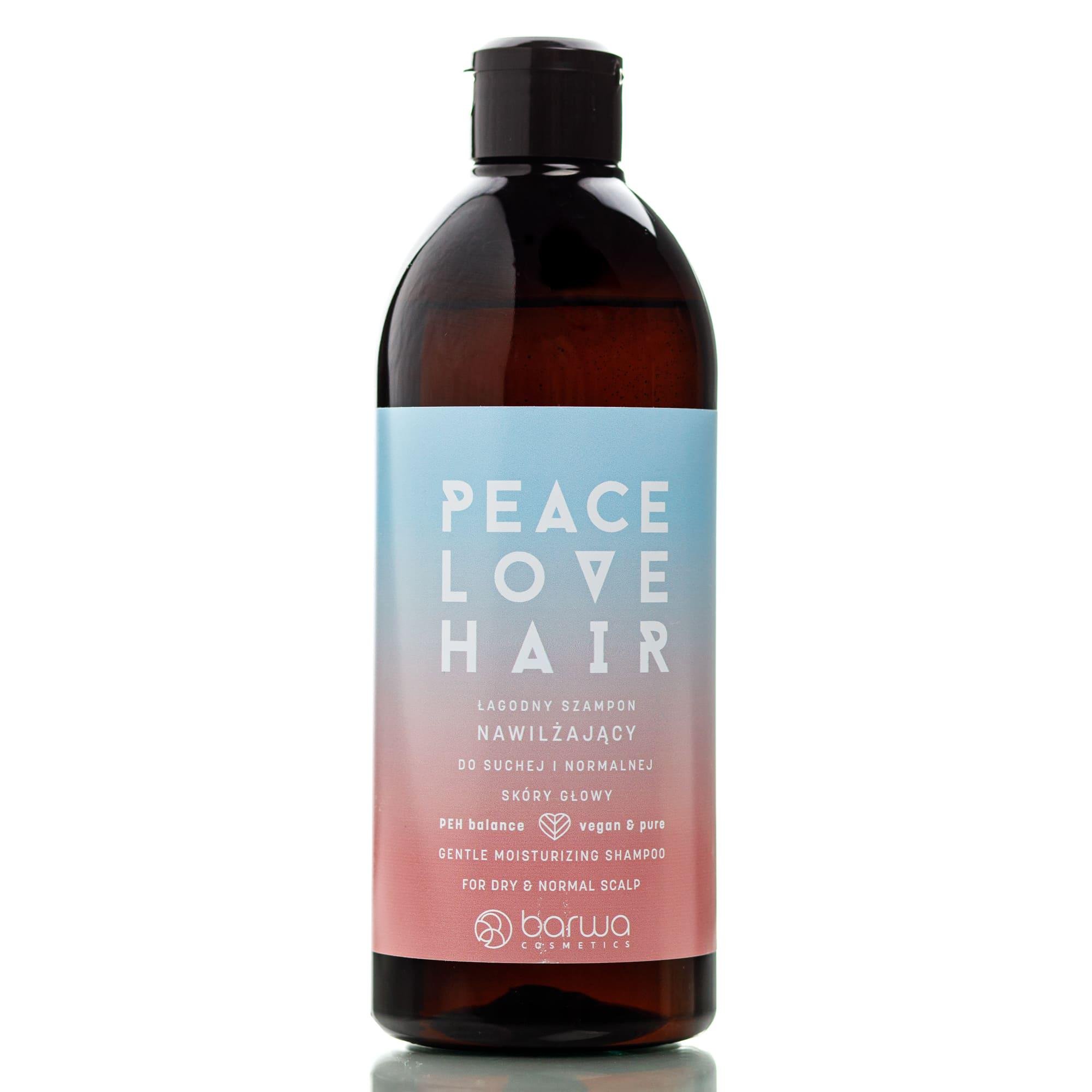 Шампунь увлажняющий Barwa Peace Love Hair Moisturizing Shampoo для сухой и нормальной кожи головы 480 мл (12352730)