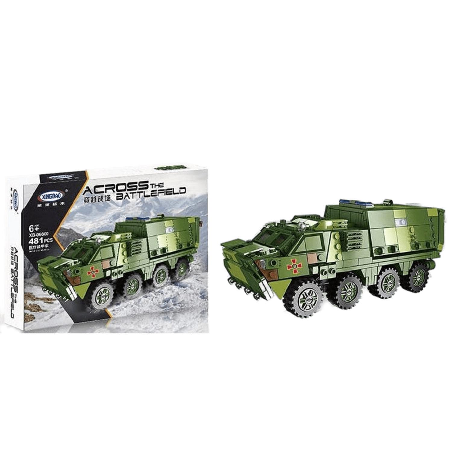 Конструктор детский БТР (119088) - фото 2 Конструктор детский БТР (119088) - фото 2