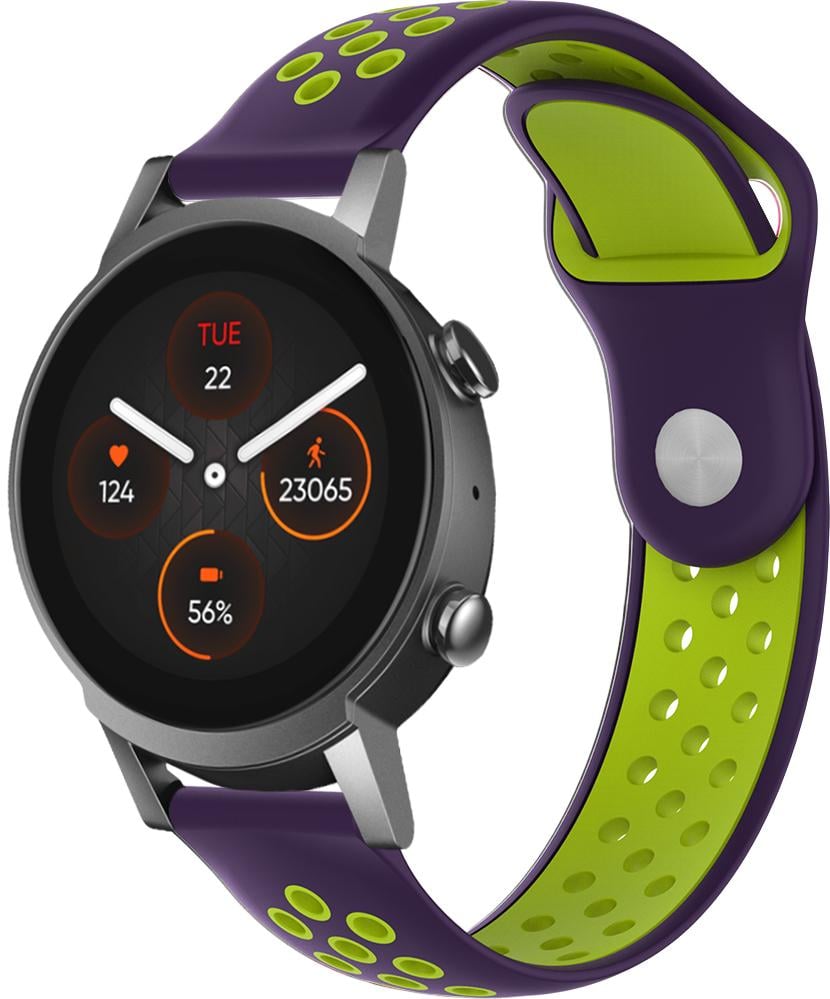 Ремешок Sport для Mobvoi TicWatch E3 Violet Green (26747-21)