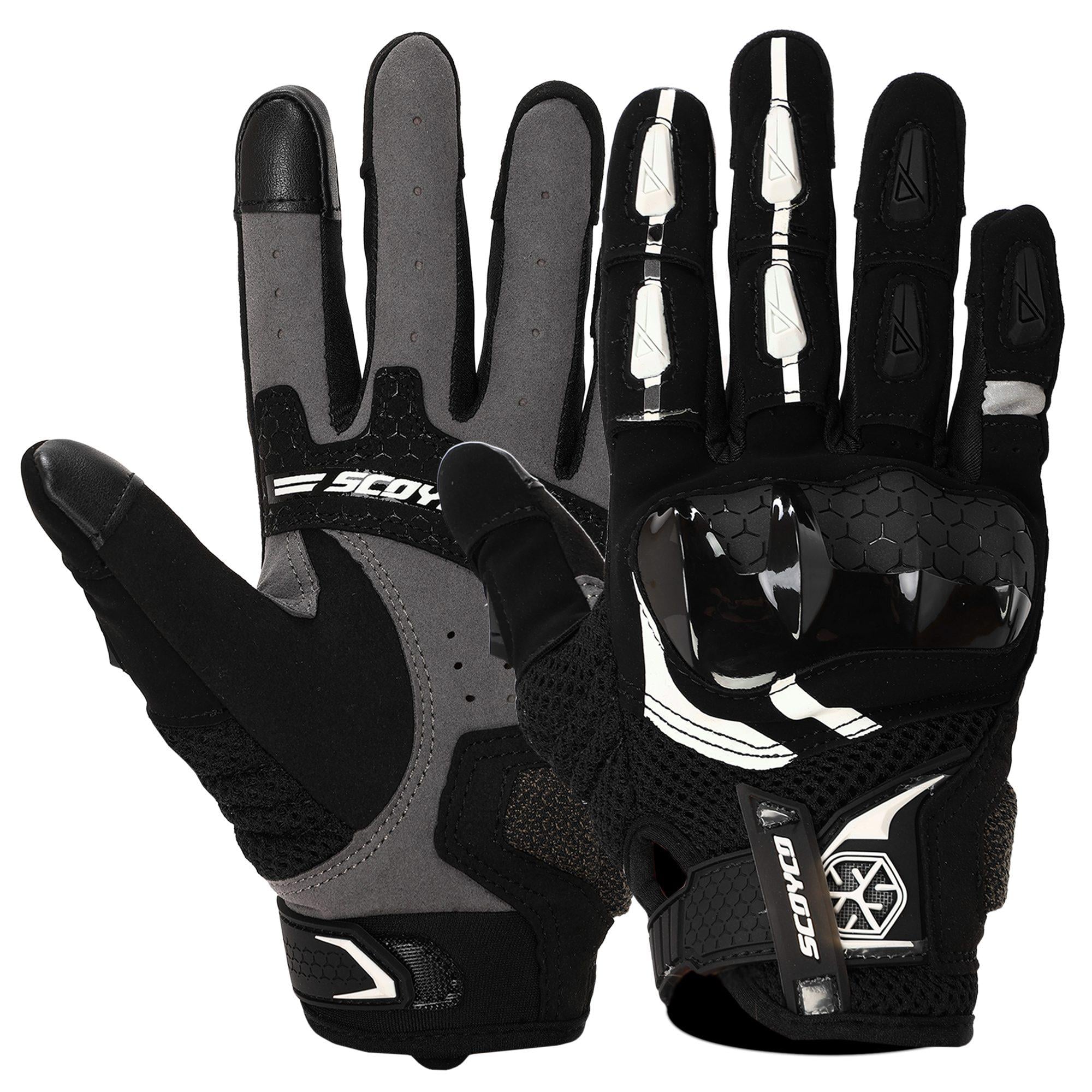 Мотоперчатки Scoyco MC117W S Черно-белый (30707099)