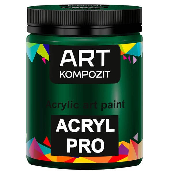 Акриловая краска ART Kompozit 358 430 мл Зеленый темный (KT358) - фото 1 Акриловая краска ART Kompozit 358 430 мл Зеленый темный (KT358) - фото 1