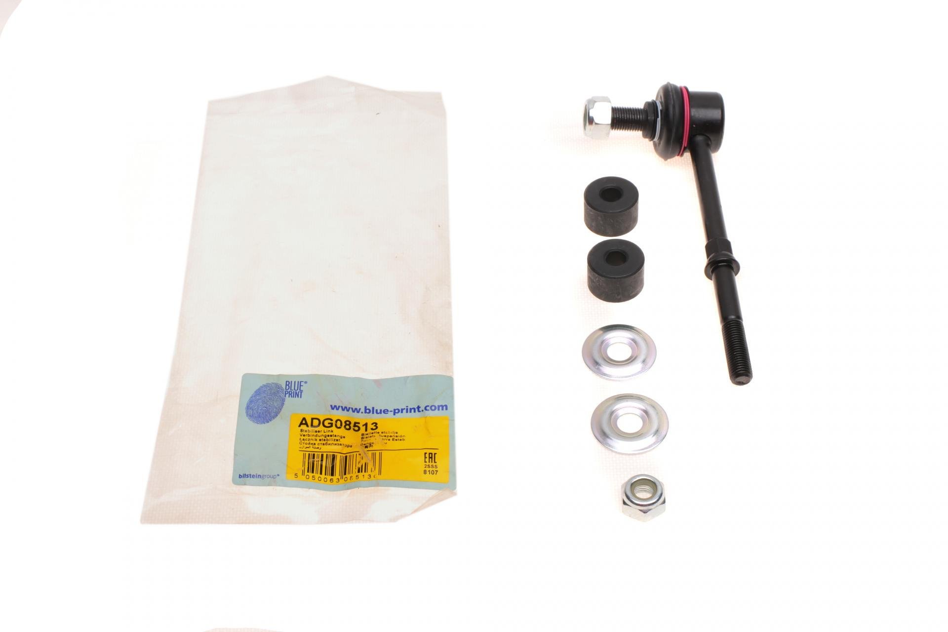 Тяга стабилизатора переднего BLUE PRINT Kia Sorento I 02-12 L 169 мм (ADG08513)