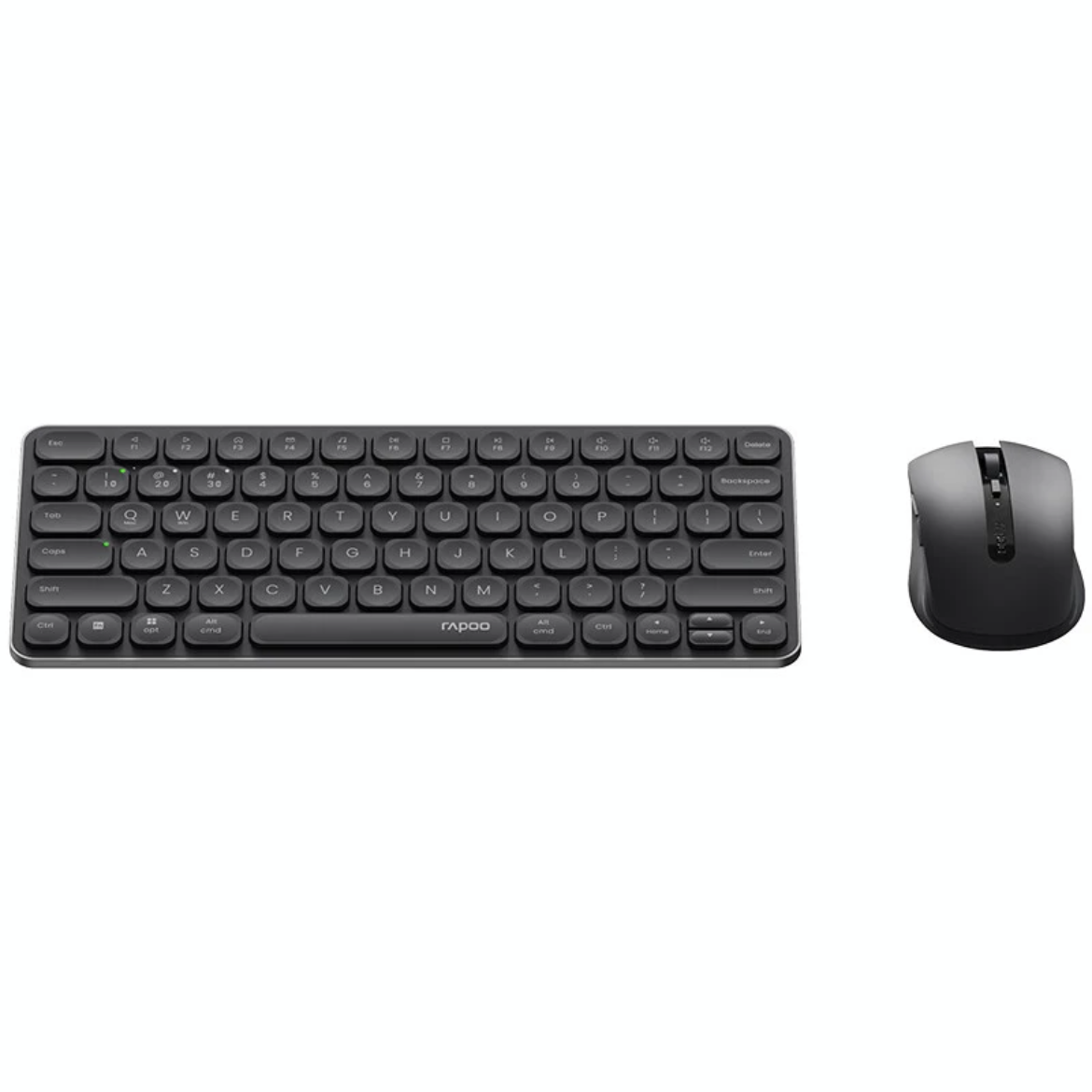 Комплект бездротовий RAPOO 9050S клавіатура/миша з акумулятором 2400DPI Чорний (2644777216) - фото 2 Комплект бездротовий RAPOO 9050S клавіатура/миша з акумулятором 2400DPI Чорний (2644777216) - фото 2
